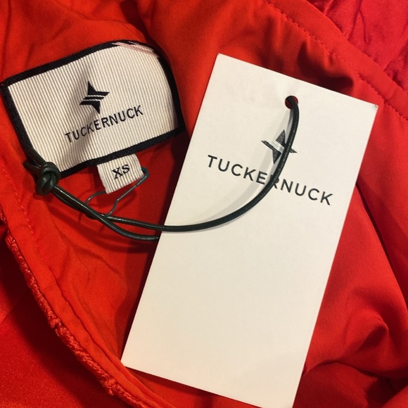 Tuckernuck | NEW Red Guipure Lace Daphne Three-quarter Sleeve Mini Dress Size XS - Picture 11 of 12